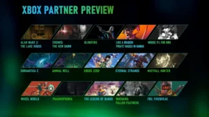 Foto game yang direlease Xbox Partner Preview 2024